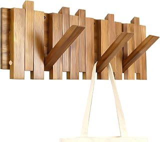 Klappbare Haken Aus Holz, Wandgarderobe Aus Holz, Garderobe Im Modernen Design