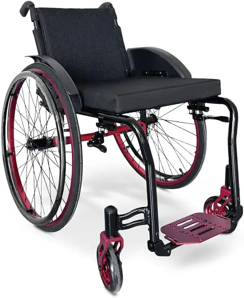 Dellamed - Cadeira de Rodas Monobloco em Alumínio M2 Max Moving Tam 42 Dellamed