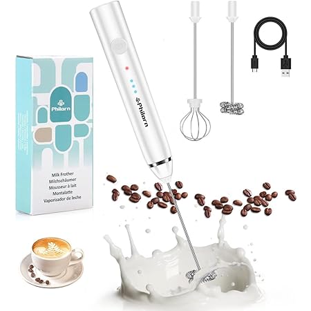 Montalatte Ricaricabile Maestri House Con Asta Per Frusta - Per Cappuccini E Bevande - Foto 10