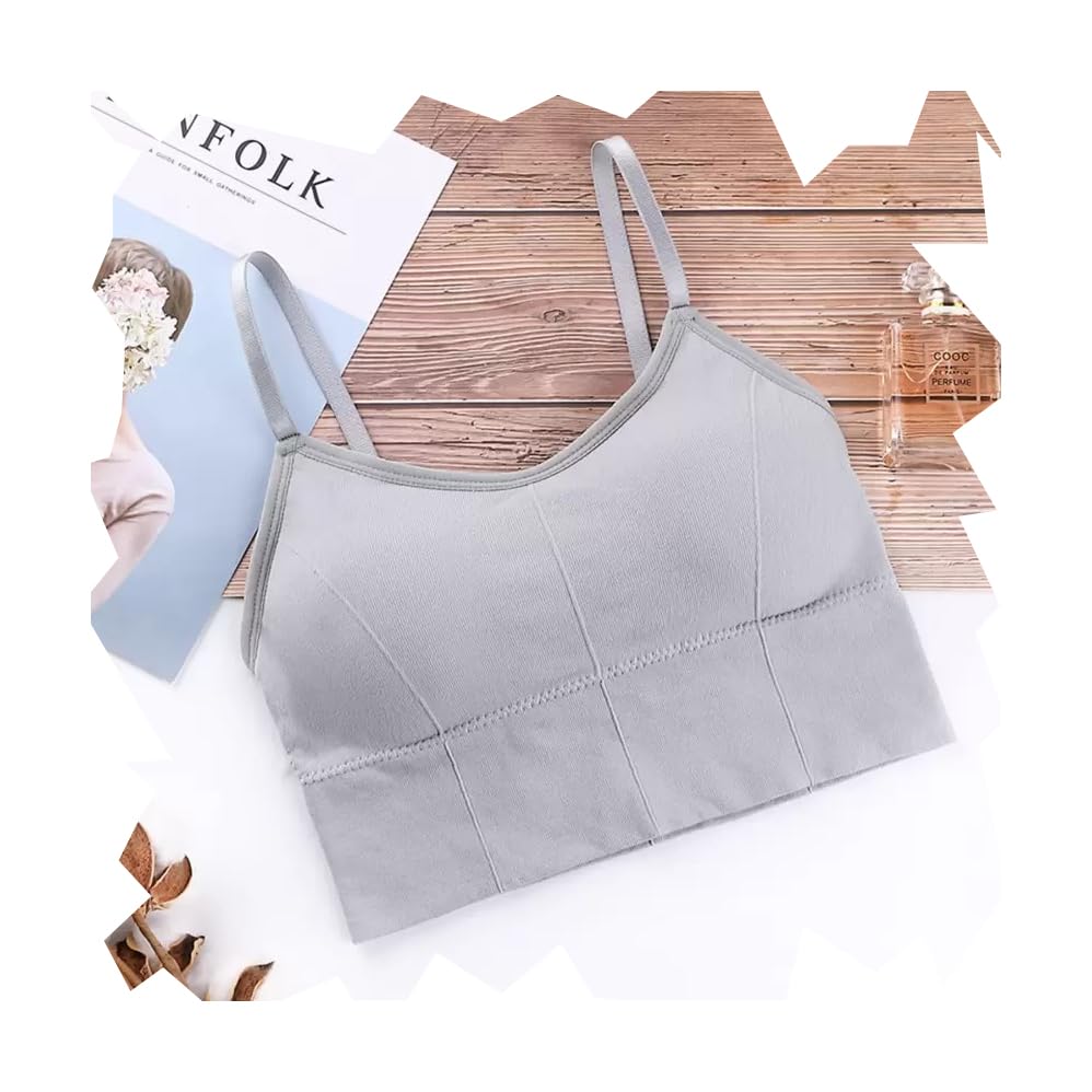 Acnos Women Cotton Sports Lightly Padded Combo Bra