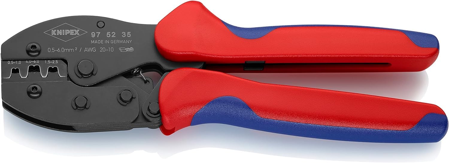 KNIPEX PreciForce Pinza per capicorda con impugnature multicomponente 220 mm, 97 52 35