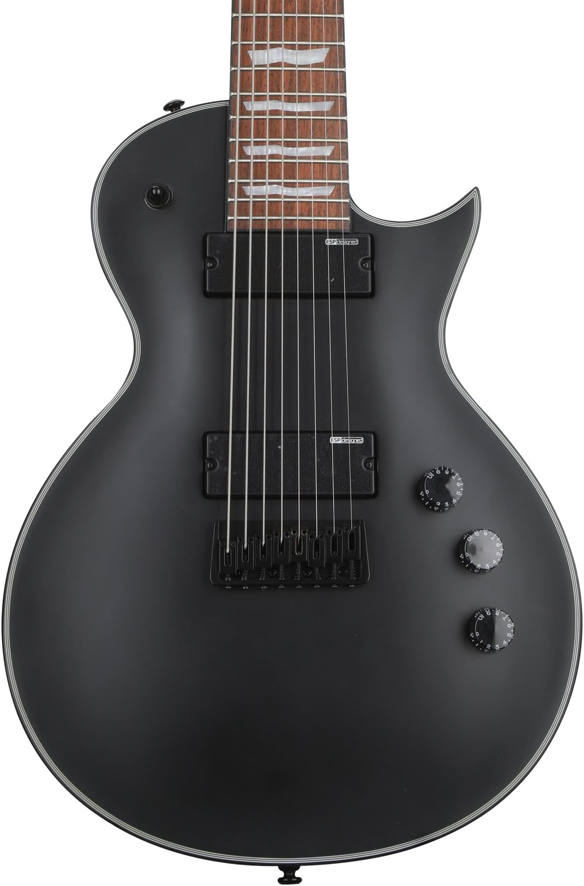 ESP LTD EC-258 Black Satin - Single Cut Electric Guitar