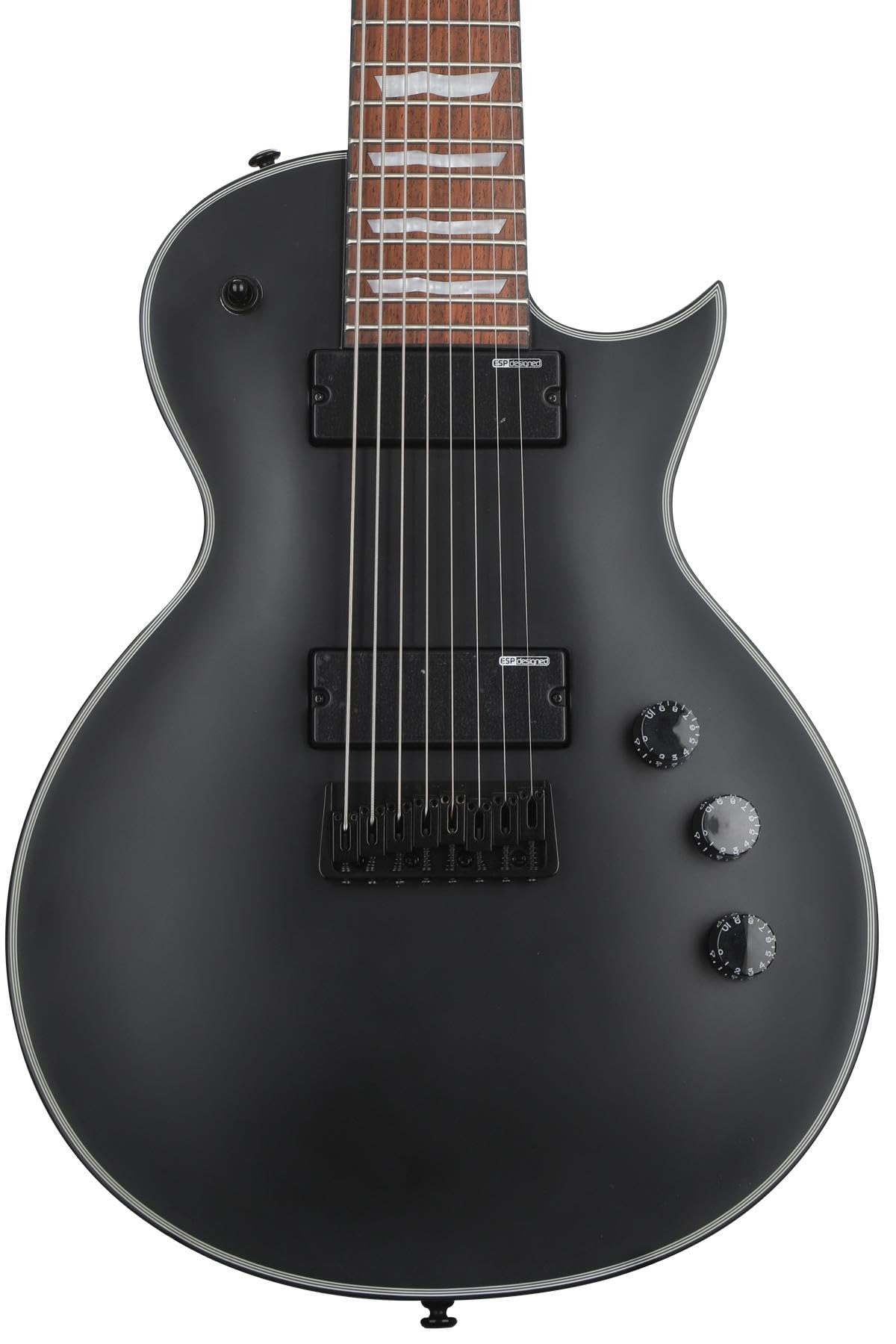 ESP LTD EC-258 Black Satin - Single Cut Electric Guitar