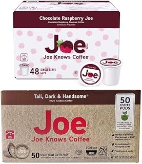 Tall Dark and Handsome Pods and Chocolate Raspberry Joe Single Serve Coffee Bundle