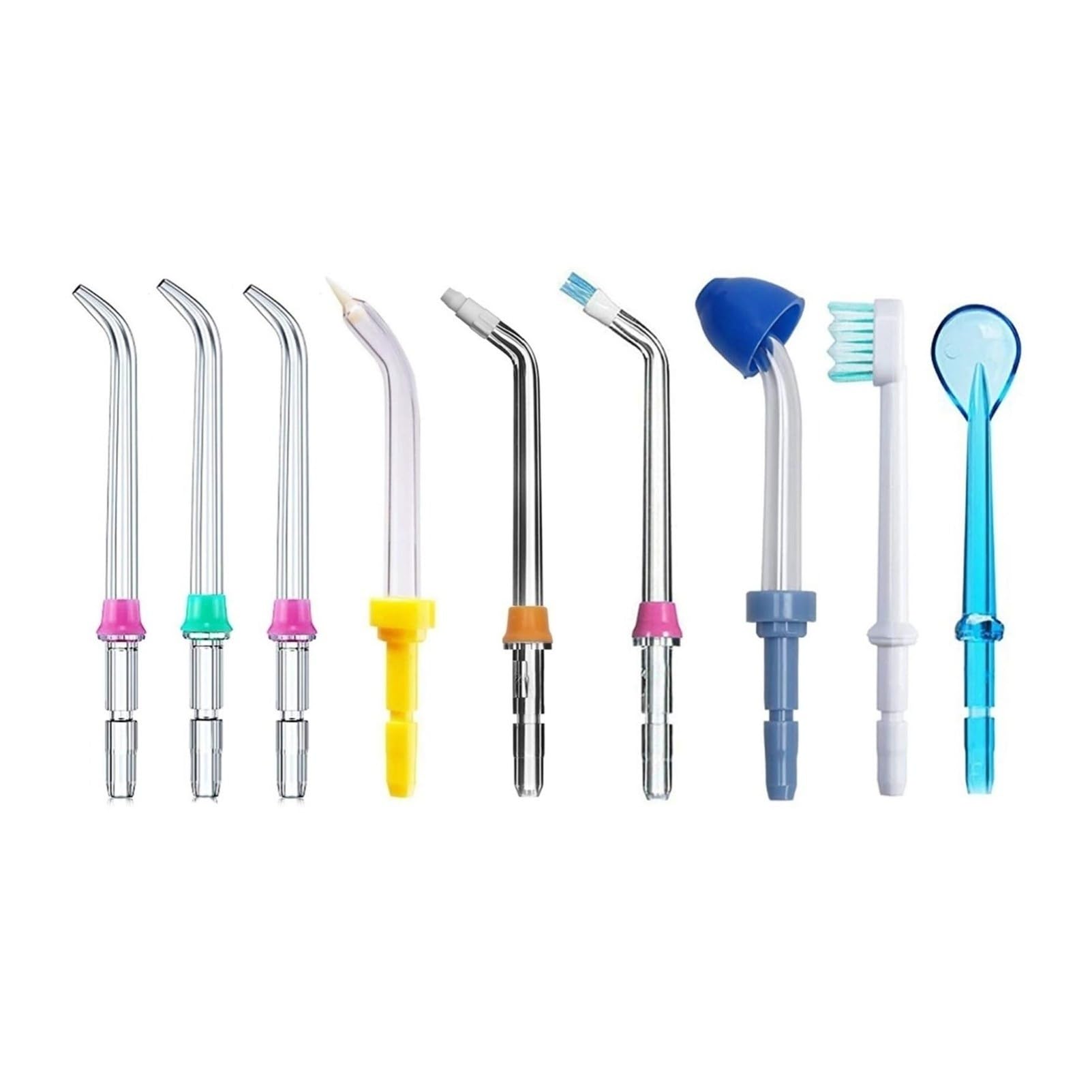 Punte Di Ricambio For Idropulsore, Testine For Ugelli For Irrigatore Orale(9pcs MIXED)