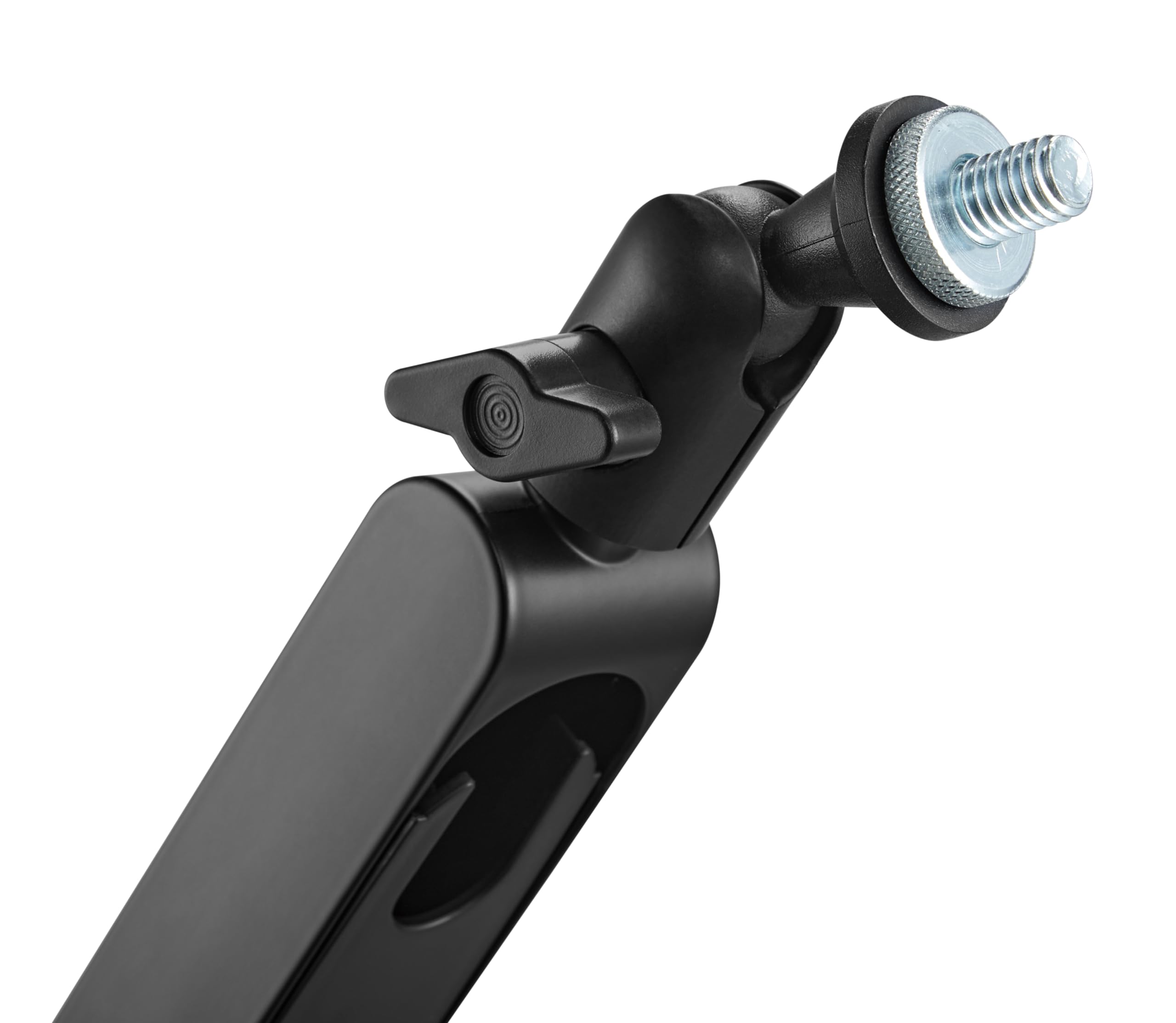 Phoenix Ergoflex Brazo Articulado para Micrófono de Perfil Bajo, Soporte de Micro, Gestión de cables, Tramo 15cm de Altura Extra, Streaming, Directos