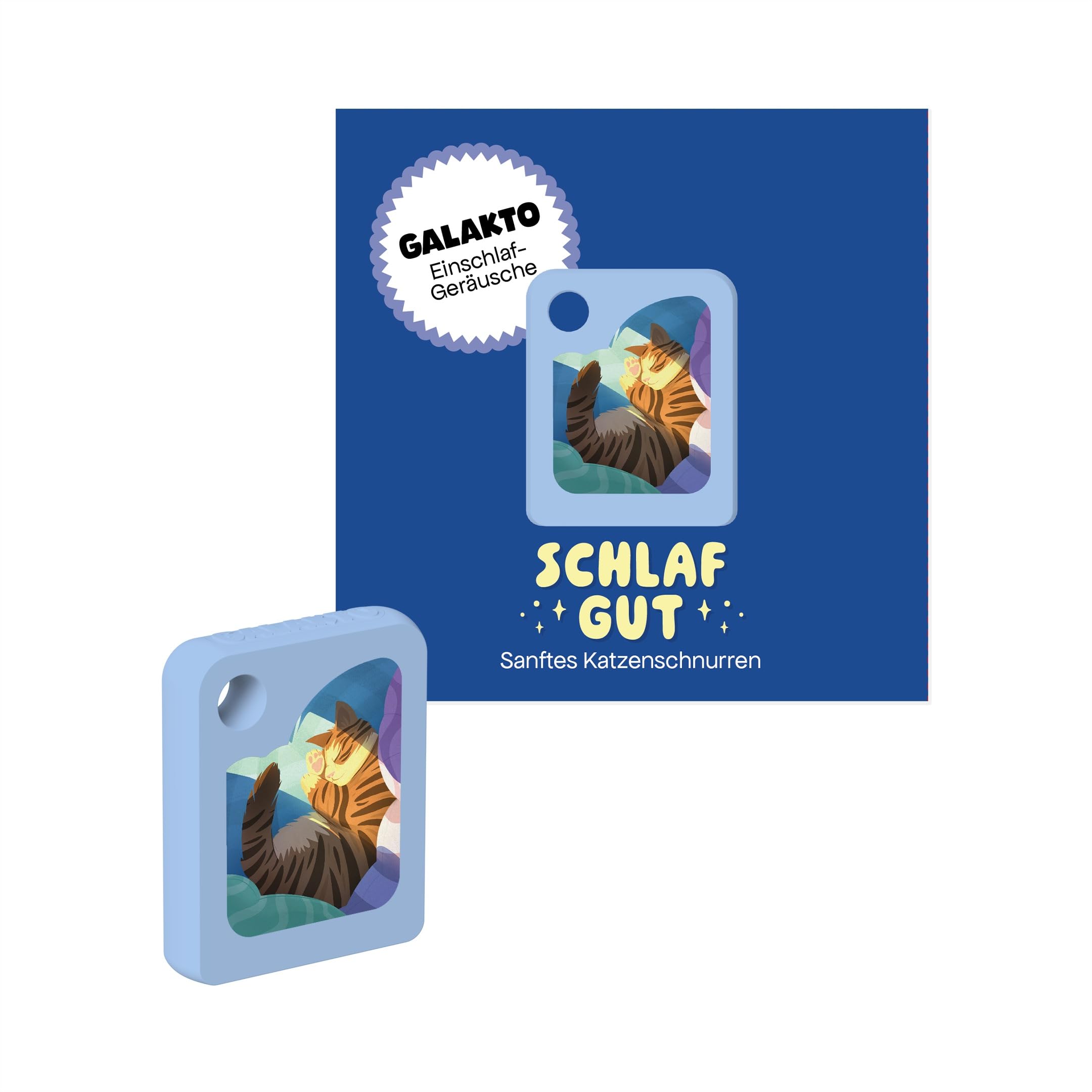 Galakto Audio Token: Sleep Well - Gentle Cat Purring, Sound Worlds for Children from 3 Years, Playing Time Approx. 360 Minutes