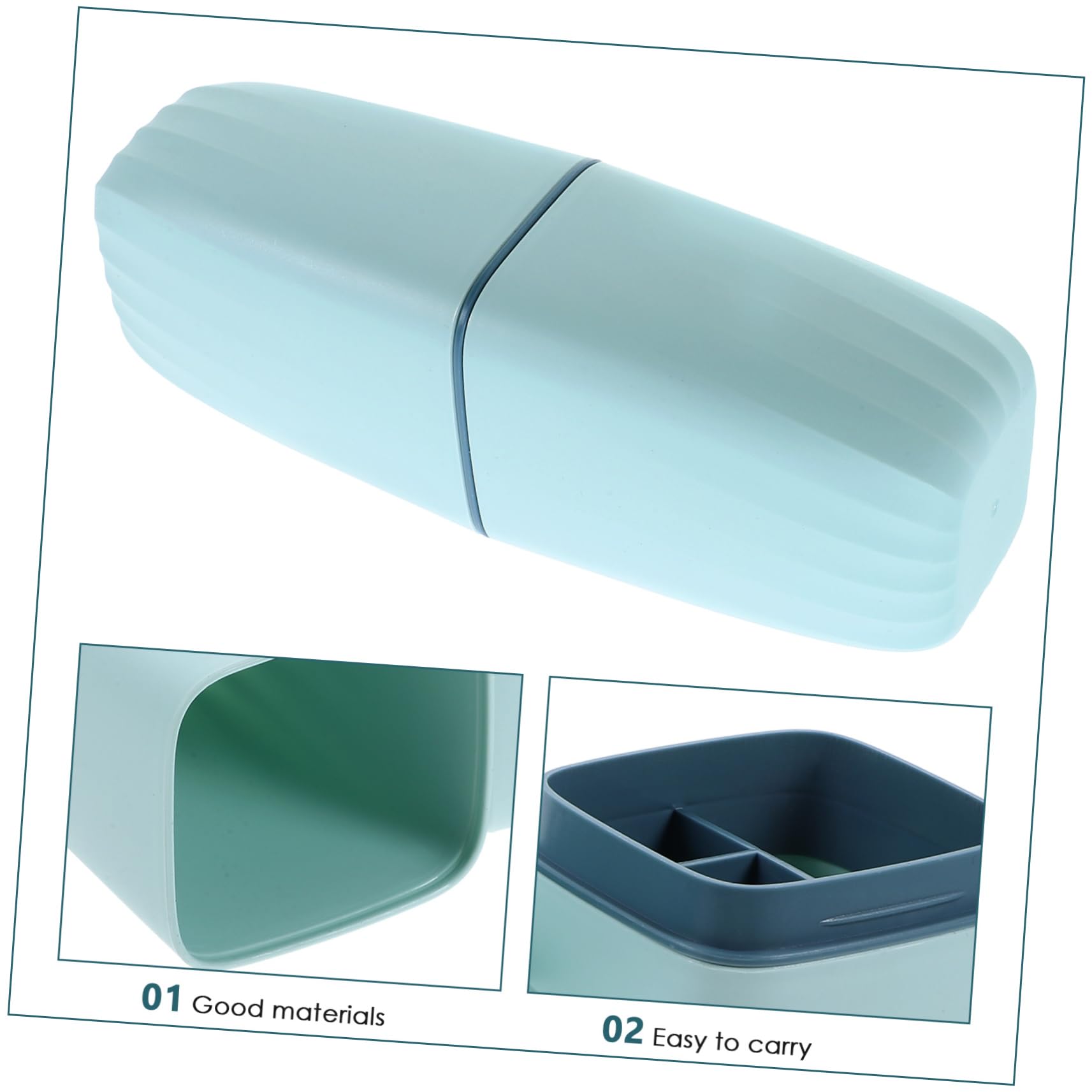 Didiseaon 5 Pz tazza per collutorio portatili boca portatovaglioli spazzolini denti kit denti viaggio dentifricio portaspazzolini fornitura da viaggio tazza per spazzolino da pp