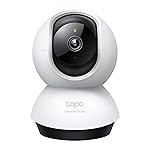 TP-Link Tapo 2K QHD Pan/Tilt Security Camera for Pet Camera, Baby Monitor, Motion Detection, Motion Tracking, 2-Way Audio, Night Vision, Cloud &SD Card Storage, Works w/Alexa & Google Home(Tapo C220)