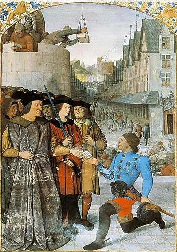 Pintura al óleo clásica Jean Fouquet de 60x90cm para decoraciones del hogar
