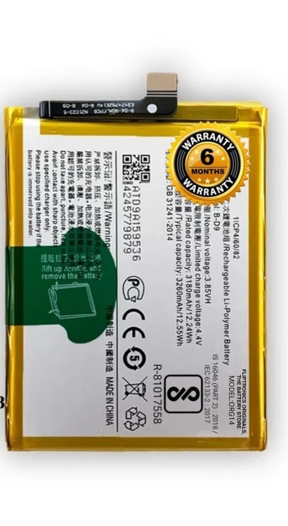 Original B-D9 Battery for Vivo V9 / V9 Youth/ Y85 /V9 6GB/1851/ Z1/VI801A0 / 1723 Battery with 6 Month Warranty** (SEP440)