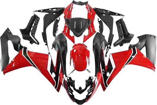 Red Black Fairing Kit for Honda CBR650F 2014-2019 Fairings Bodywork | Injection Molded, Durable ABS Plastic ,Perfect Fit, Scratch Resistant,Complete Fairing Kit