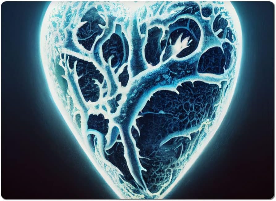 White Heart Car Magnet 2 PCS - Themed Car Magnet - Art Design Sticker