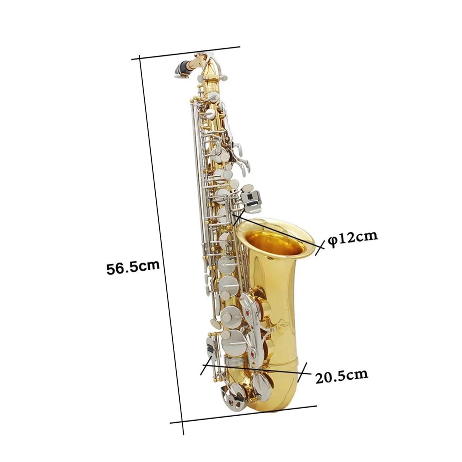 Saksofony dla początkujących Saksofon altowy Eb instrument dęty blaszany profesjonalny instrument muzyczny