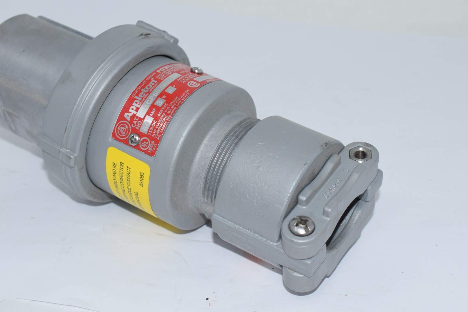 洋楽 G-Rap A.M.P. - PUSHIN' PLATES Appleton ACP6034BC Metallic Clamping Ring Plug, 60 Amp, 4 Pole, 3