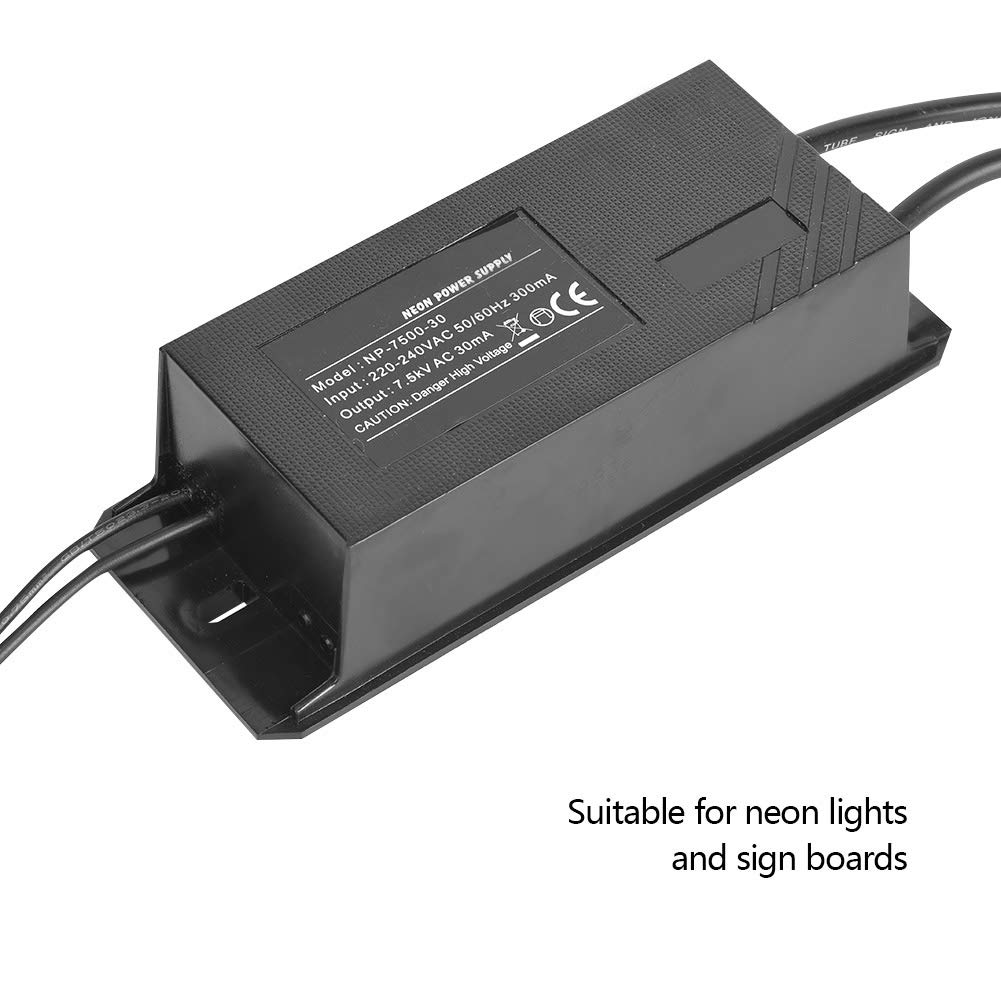 XTevu NP-7500-30 Elektronische Transformator voor Neon Sign Light 7.5KV 30mA Voeding Neonlicht Transformator XTevu NP-7500-30 Elektronische Transformator voor Neon Sign Light 7.5KV 30mA Voeding Neonlicht Transformator