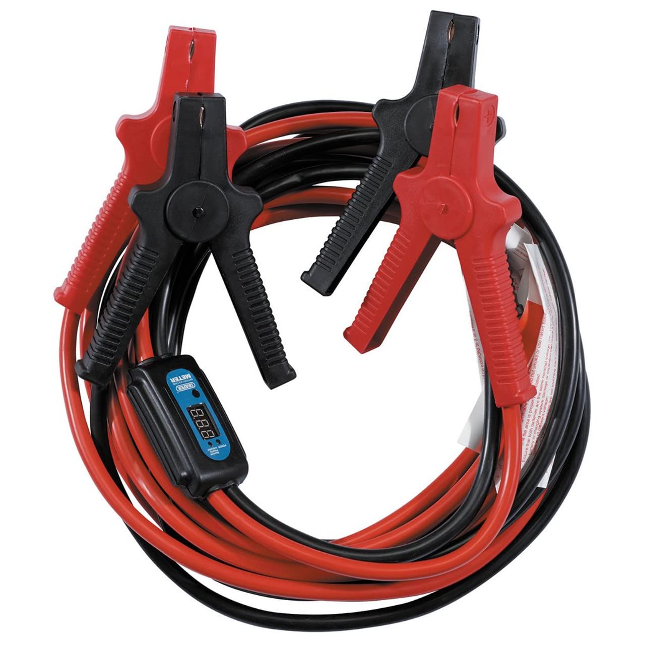 Draper 91884 Surge Protection Jump Leads 29 mm2 x 5 m, Black