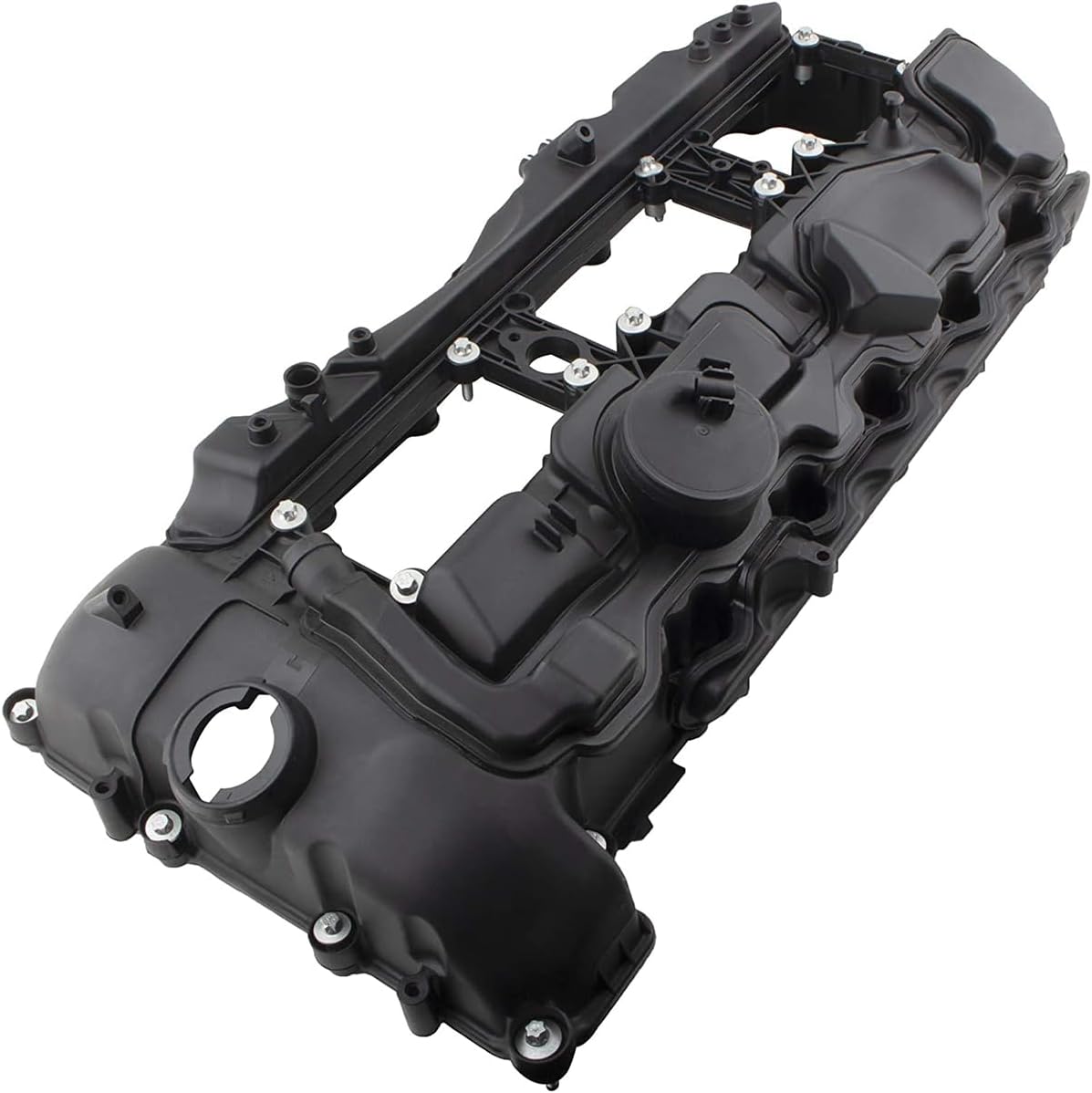 New Engine Valve Cover with Gasket 11127570292 for BMW 335i 535i 2010-2017, 740i 740Li 2013-2015, X3 X5 X6 2011-2019 3.0L 264937 7570292 11-12-7-570-292 N55