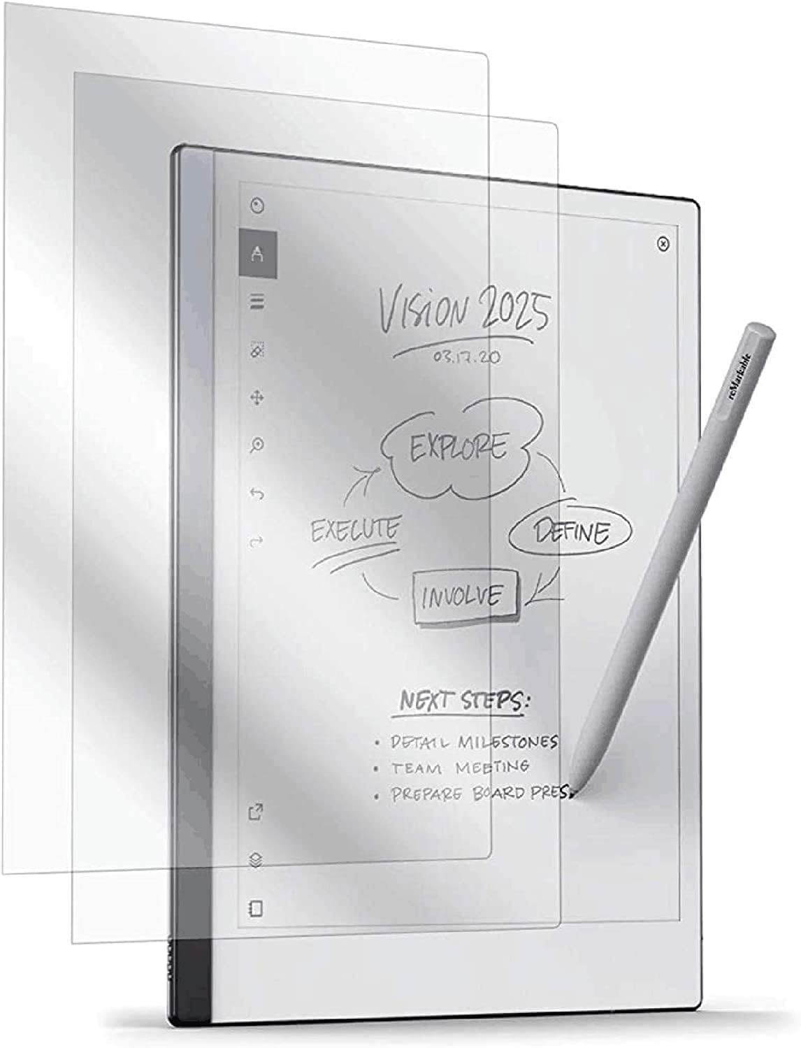 T Tersely [2-Pack] Paperfeel Screen Protector for for reMarkable 2, Ultra-Thin, High Sensitivity, Anti-Glare, Fingerprint Resistant