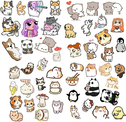 Image of Zesta Aesthetic Stickers for Laptop /Waterproof Anime Decal for Books /Vinyl Sticker for Fridge /Easy to Use Korean Car Sticker Kawaii Cute Stickers (Kawaii Cute Stickers)