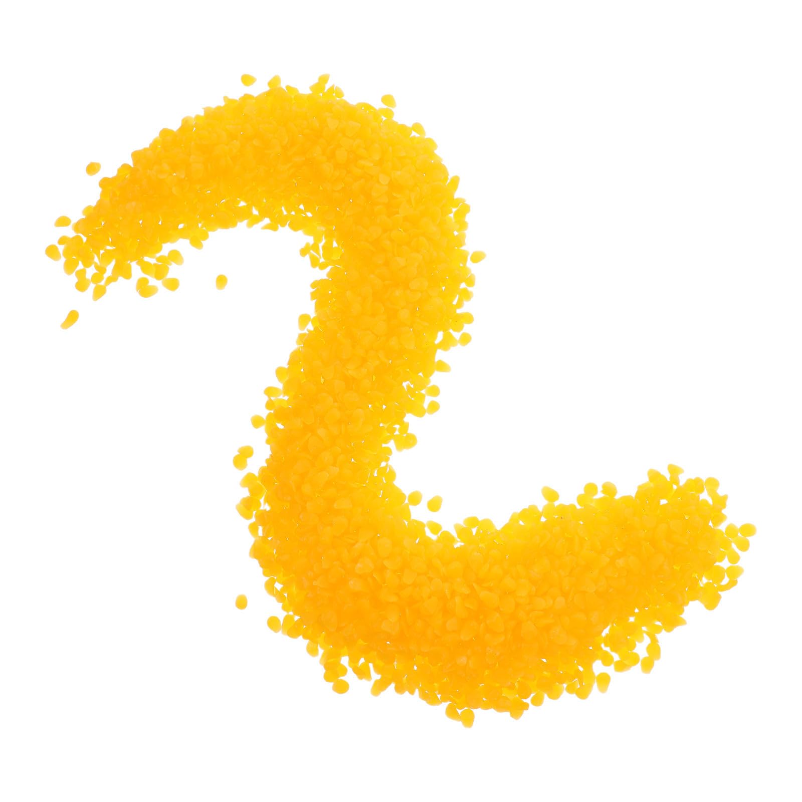Cera de abejas para velas y bálsamos: pellets de naranja natural de alta dureza