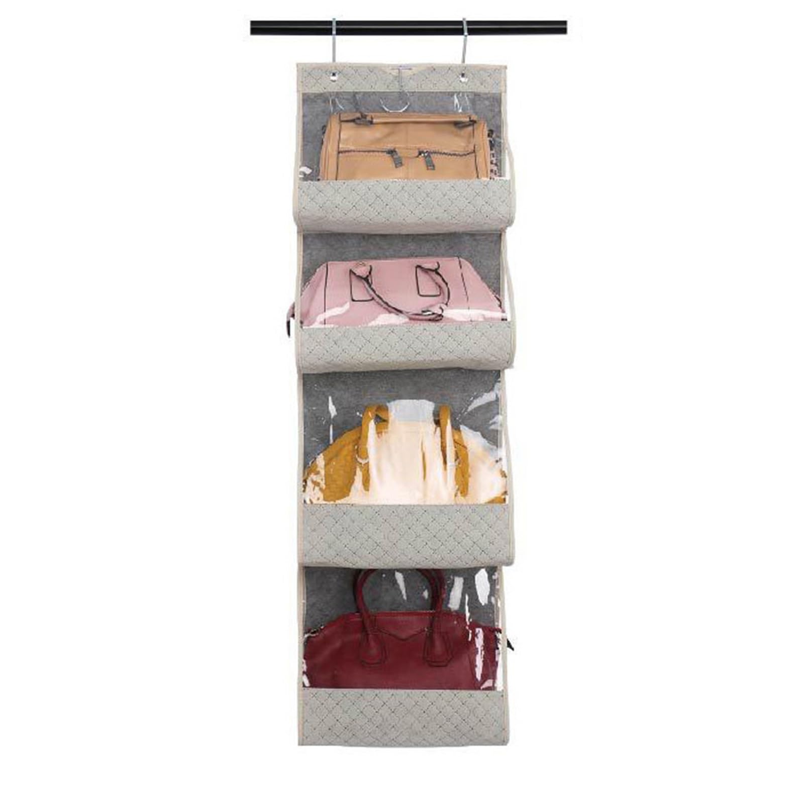 Organizzatori borse Organizer for borsa da appendere for armadio(Beige)