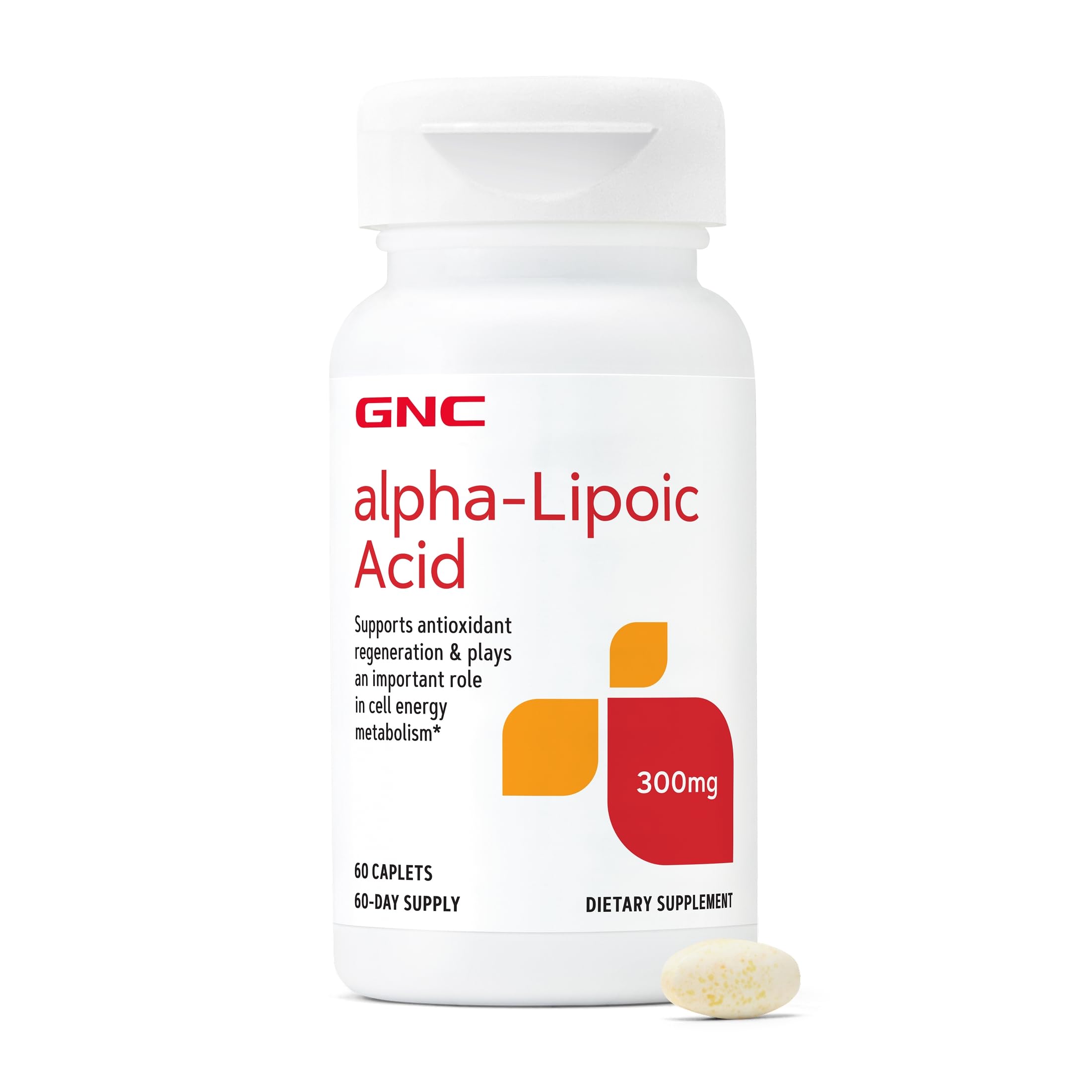 GNC Alpha-Lipoic Acid 300mg, Antioxidant Regeneration, 60 Count