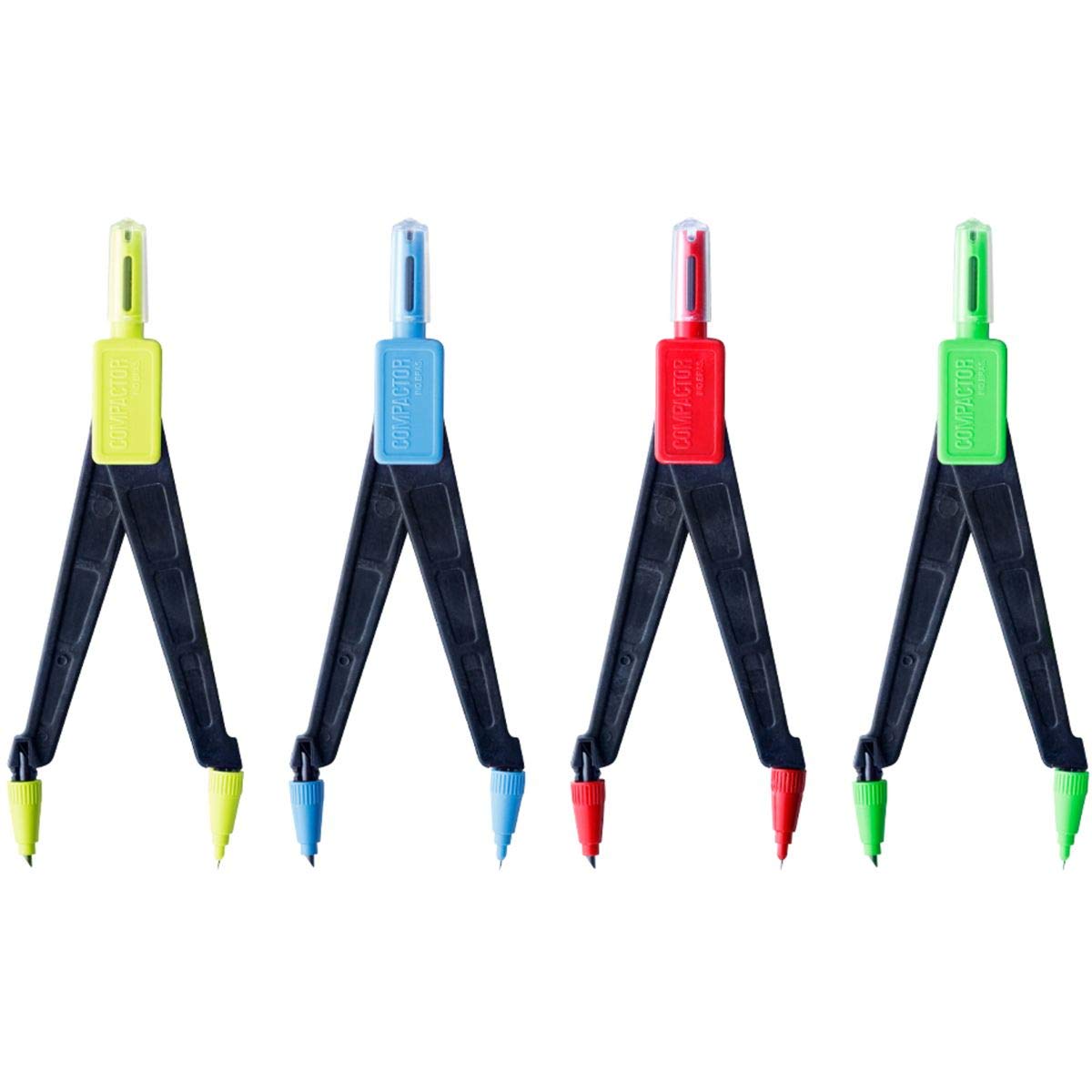 カメ Compasso Jolly Escolar com Cremalheira, Compactor 00095, Multicor