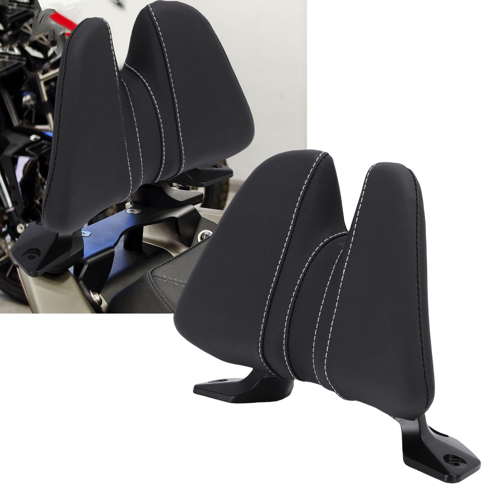 Respaldo del Pasajero Sissy Bar Alta Elasticidad Impermeabilización Elegante Reemplazo para ZONTES 368G 2024 2026