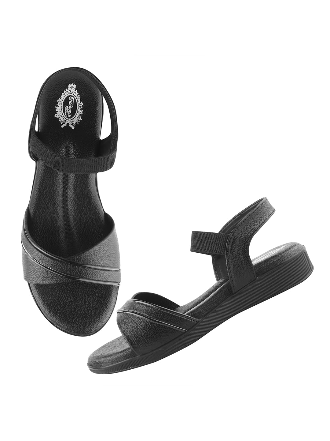Shoetopia Womens SND-6161 Black Heeled Sandal-6 Kids UK (SND-6161-Black)-EU39 (B0D8QF32BK) Amazon Price History, Amazon Price Tracker