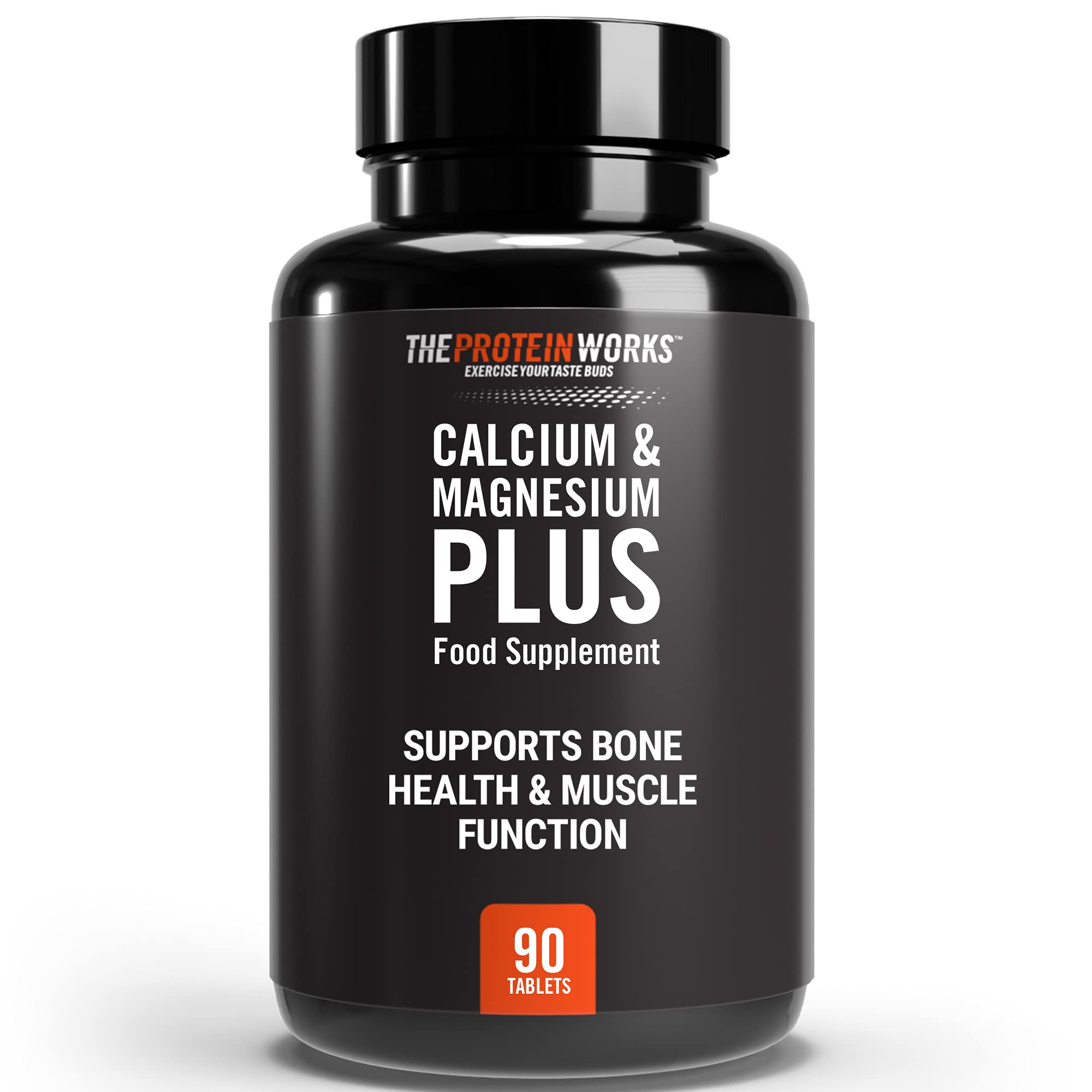 Protein Works - Calcium & Magnesium Plus Tablets | Immunity, Energy & Mood Boosting Supplement | Bone Health |Added Vitamin D3 & Vitamin K2 | Vegan| 60 Tablets
