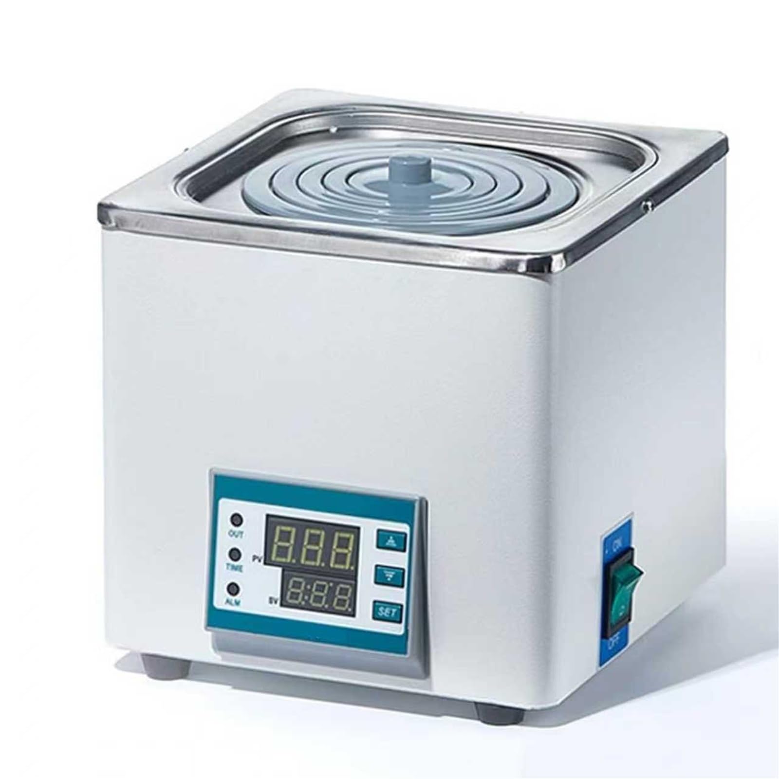 Baño María De Laboratorio Digital, Baño María Termostático Digital De 300 W, Recipiente Calefactor RT-100 ℃, Capacidad De 3 L, Función De Temporización Y Protección Contra Quemaduras