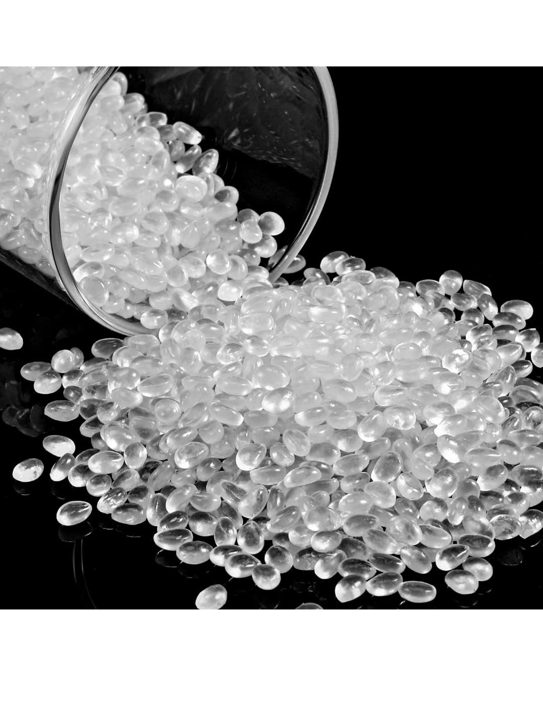 D-DIVINE 50 Gram Hair Extension Keratin Italian Glue Granule Rebond Pellets Bead (White) (50 Gram)