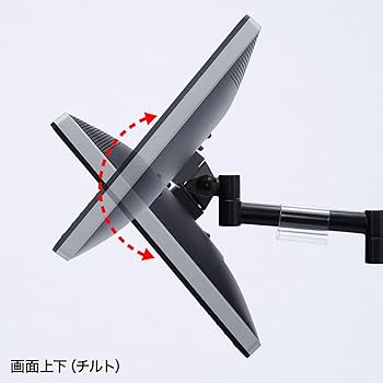 Amazon.co.jp: サンワサプライ 水平多関節液晶モニタアーム 左右2面 CR