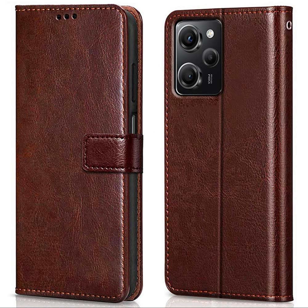 WOW IMAGINE Shock Proof Flip Cover Back Case Cover for Poco X5 Pro 5G (Flexible | Leather Finish | Card Pockets Wallet & Stand | Chestnut Brown) (B0BVMGC3Q8) Amazon Price History, Amazon Price Tracker