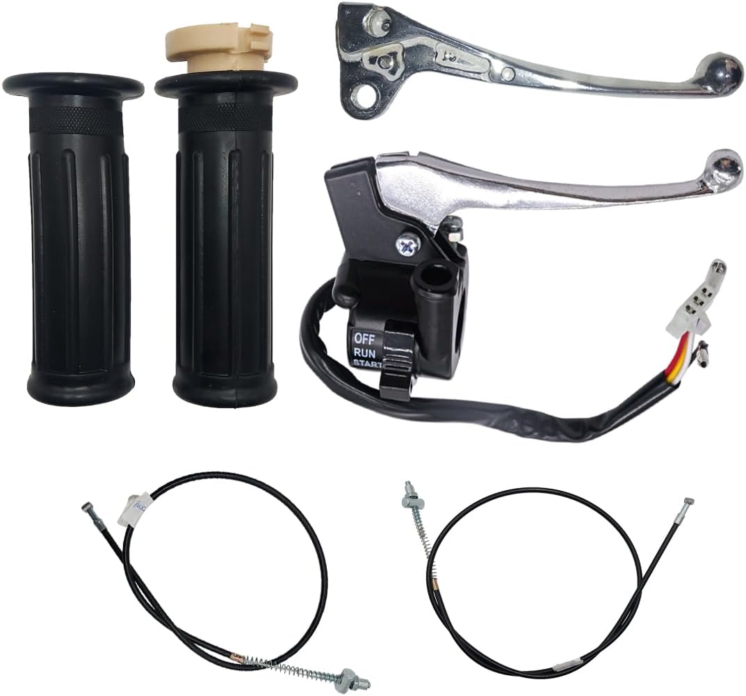 JDLLONG PW50 Left Right Brake Lever Throttle Housing Start