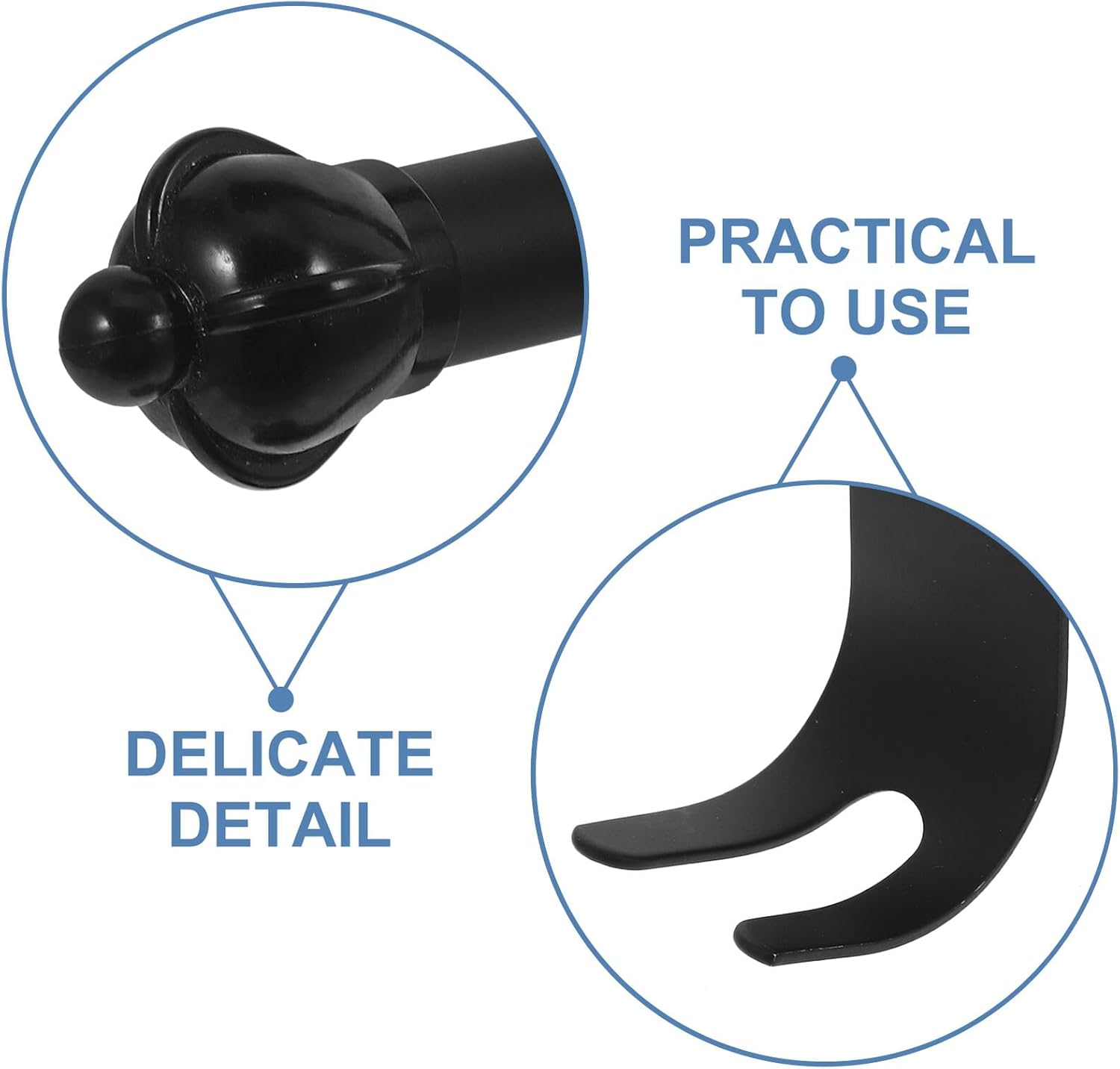 Housoutil Rv Clothes Drying Rack Hanging Hook Space-Saving Heavy Duty Clothes Rack for Towels and Laundry Accessories Suitable for Travel Trailers and Campers