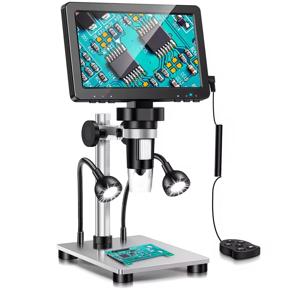 Amazon.co.jp: zmart 7インチ デジタル顕微鏡 1200倍ズーム 12MP HD
