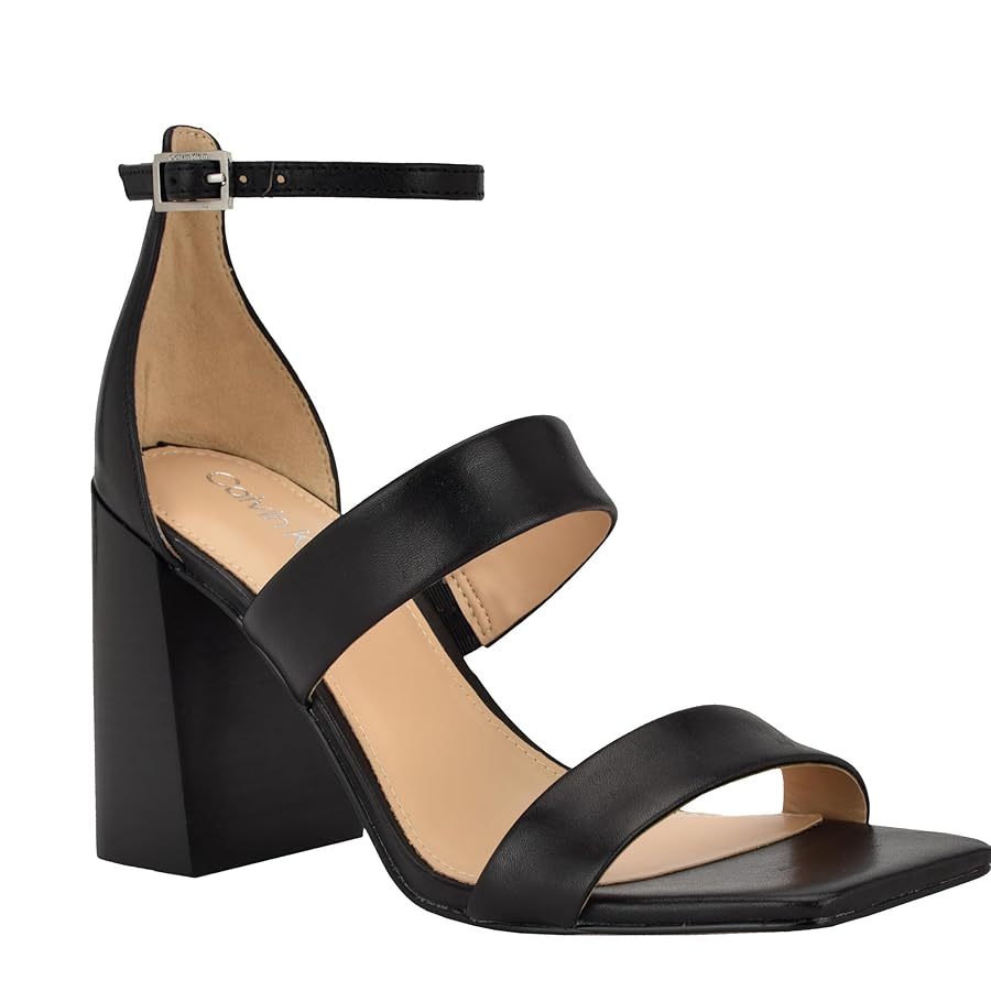 Amazon.com | Calvin Klein Women's Sheryl Heeled Sandal Amazon.com | Calvin Klein Women's Sheryl Heeled Sandal
