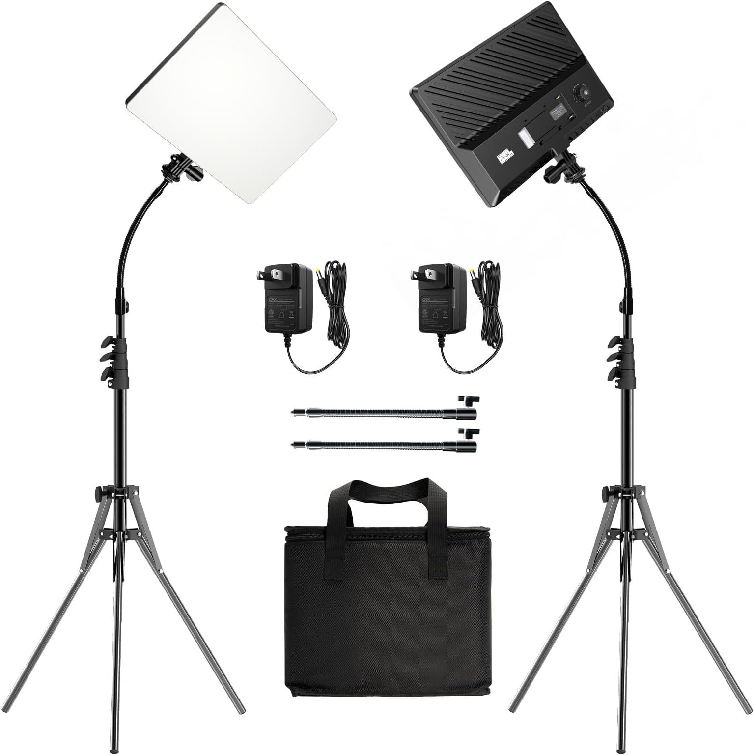 Pixel P30 LED Video Light Kit, 2Pack BiColor Studio