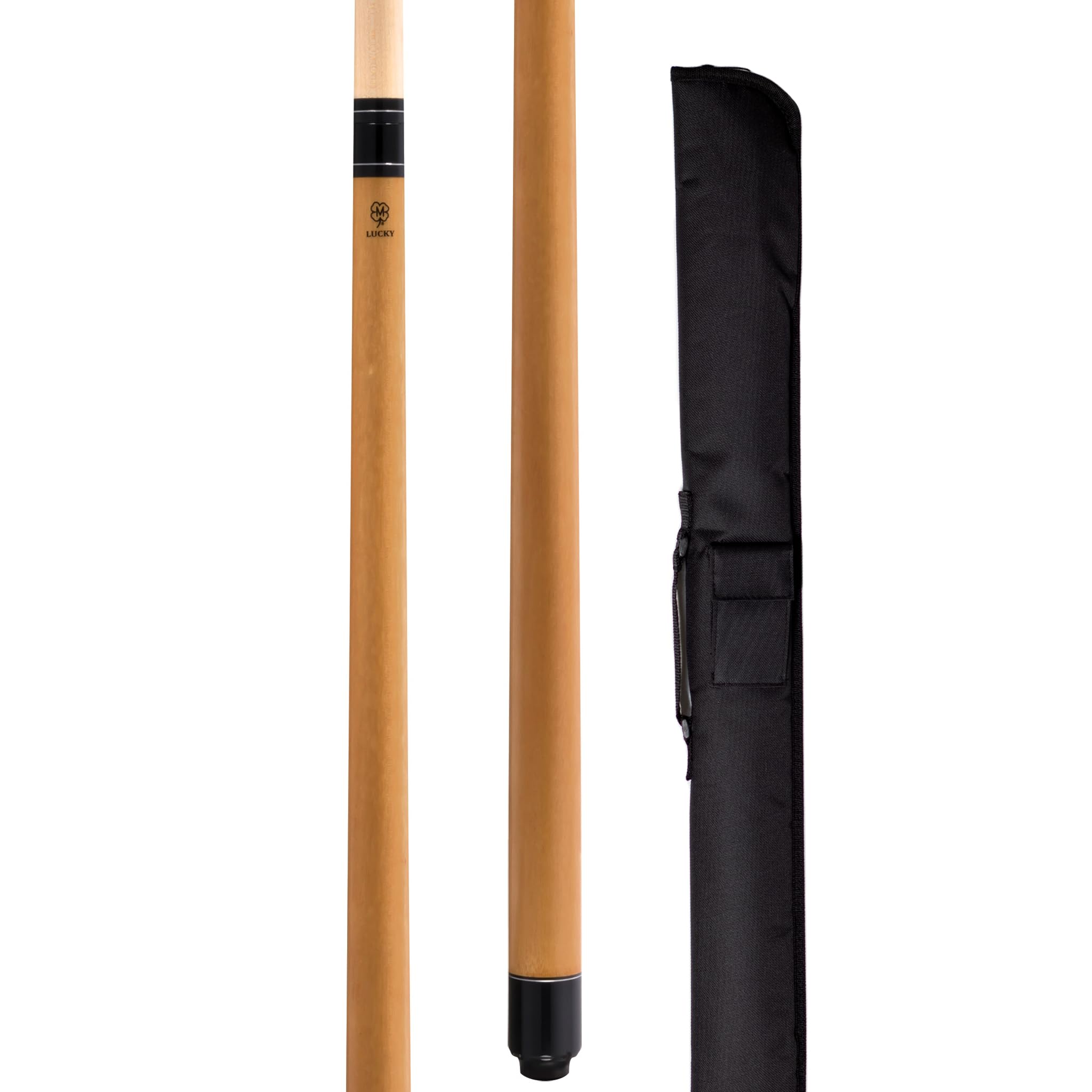 McDermott Lucky L4 Pool Billiard Cue with 1×1 Soft Case (18, Ounces)