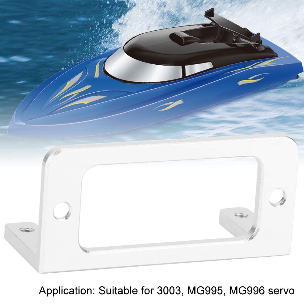 20kg Servo Mount, RC Servo Plate Aluminum Alloy Servo Mount Bracket Fit for 3003 / MG996 Servo Model Car Accessories Rc Servo Mount Metal