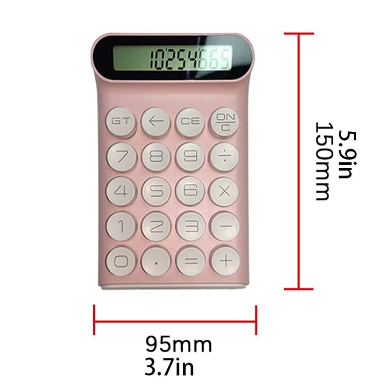 Kalkulator, przenony rczny kalkulator biurkowy Mini cyfrowy kalkulator biurkowy Wywietlacz LCD Standardowa funkcja Elektroniczny kalkulator kieszonkowy do szkoy, biura i domu