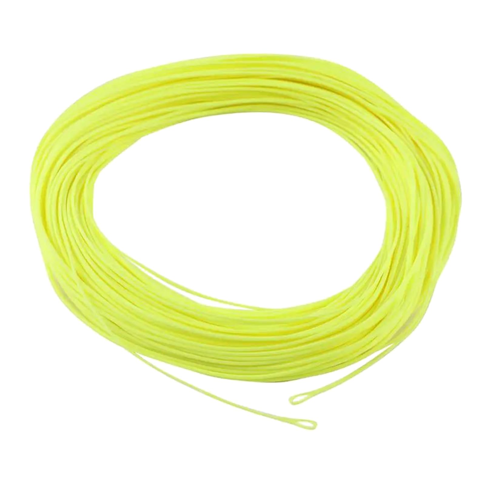 2-8LB Double Taper Floating Fly Line, Forward Tilt Design, Suitable for Trout/Salmon, Suitable for Freshwater and Saltwater Fly Lines,Fluo Yellow Withloop,DT5F