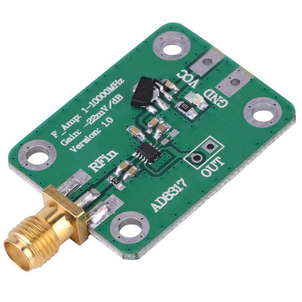Yosoo Health Gear Logarithmischer Detektor, RF Logarithmischer Detektor HF-Signal Leistungserkennung HF-Leistungsmesser AD8317 Hochfrequenz-Logarithmischer Detektor