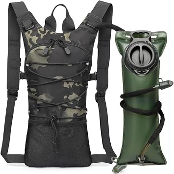 Hydration Vest Pack with 3L TPU Water Bladder Insulation Backpack for Men Women Hydration Bag for Tactical Hiking Biking Running Climbing