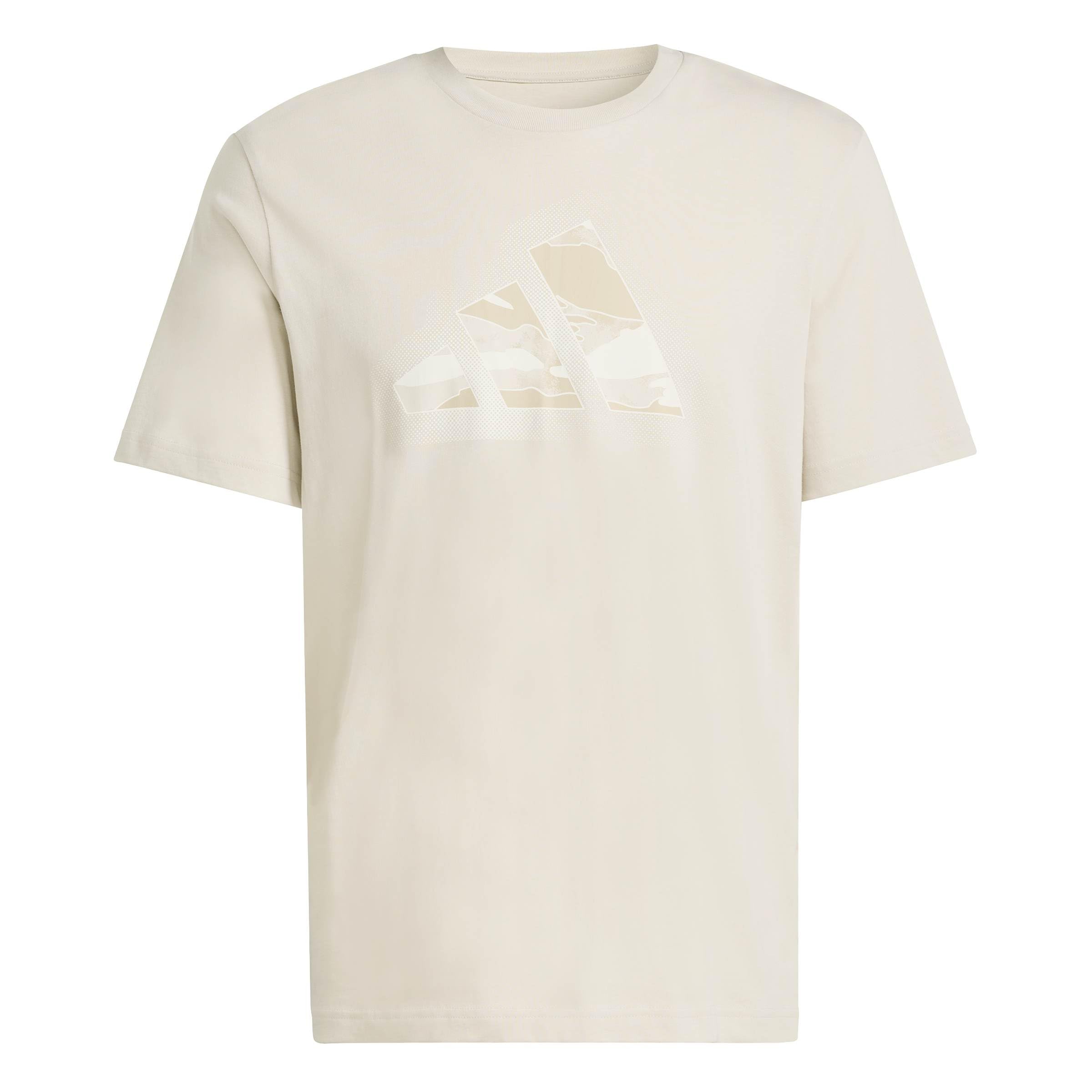 adidas Men's CAMO Modern Logo Graphic T-Shirt, Wonder Alumina, M