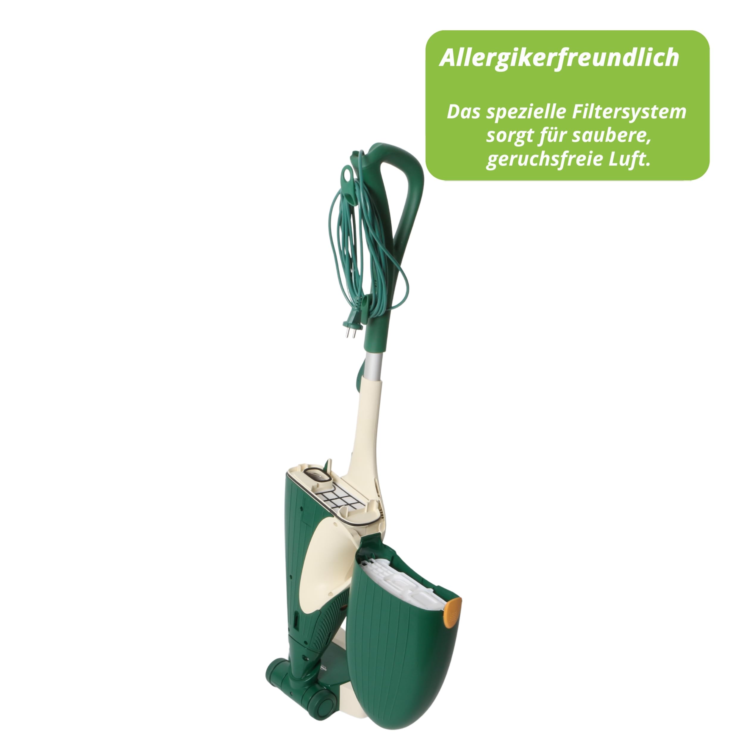 Staubsaugerladen.de Original Vorwerk Kobold VK-135 + cepillo eléctrico EB-351 – Aspiradora Vorwerk incluida 3 años de garantía del distribuidor (reacondicionado)