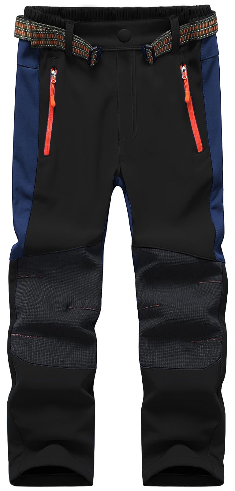 Pantaloni Sci Neve Bambino Impermeabili Invernali Pantaloni Termici Caldo Foderati in Pile Pantaloni Trekking Softshell