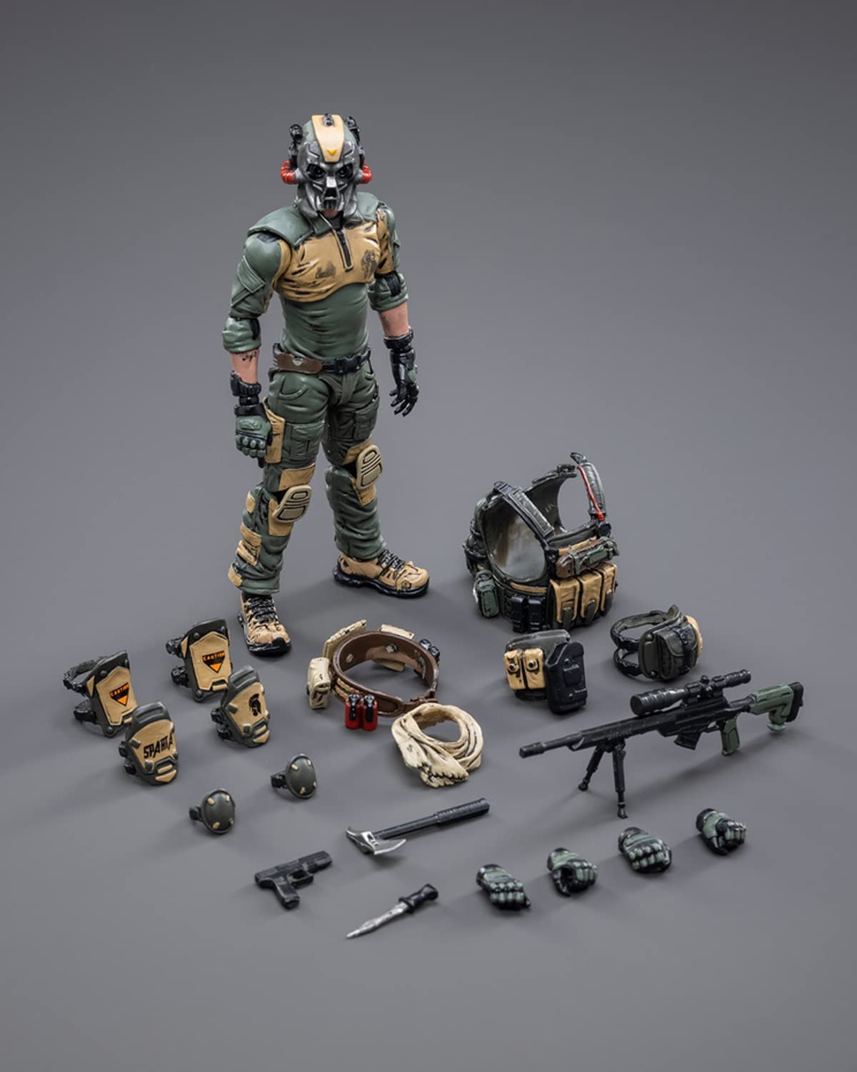 Amazon.com: Pipigirl 1/18 Soldier Action Figure, Spartan Squad
